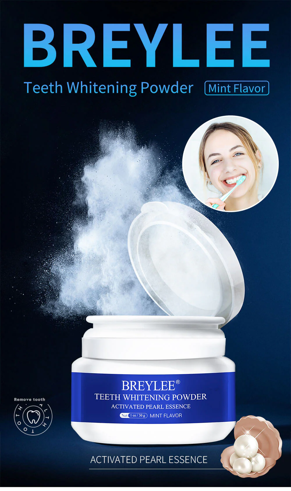 BREYLEE Teeth Whitening Powder