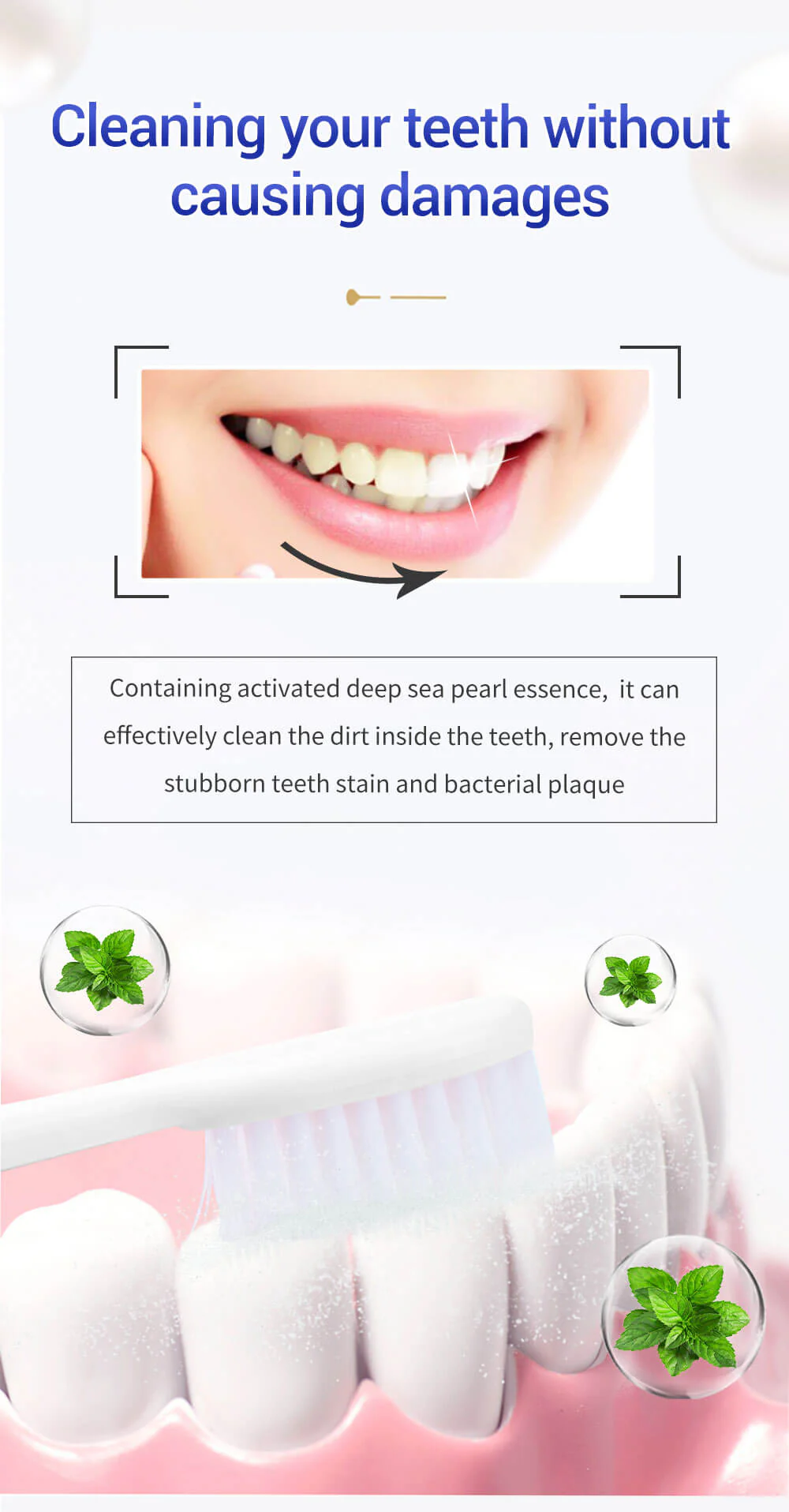 cleaning teeth without damage